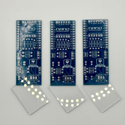 Starter pack x3 PCB+screen polycarbonate shield for Nano & MagPulse Speedloader
