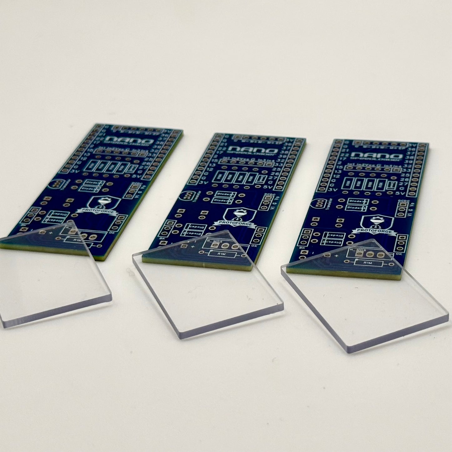 Starter pack x3 PCB+screen polycarbonate shield for Nano & MagPulse Speedloader